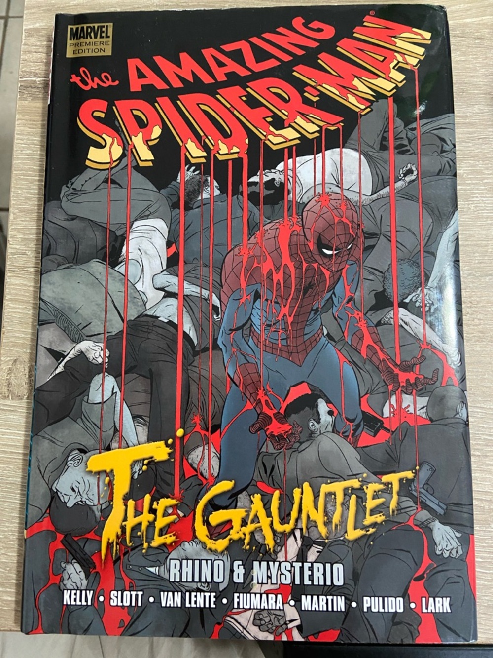 The Amazing Spider-Man The Gauntlet Comic Book Vol 2 Rhino & Mysterio Hardcover